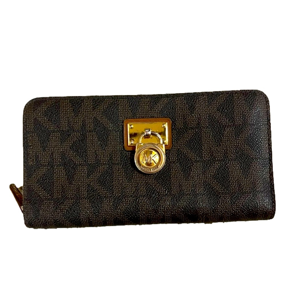 Michael Kors Hamilton Large Logo Wallet - Picture 1 of 4